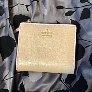 Lilac and beige Kate Spade wallet